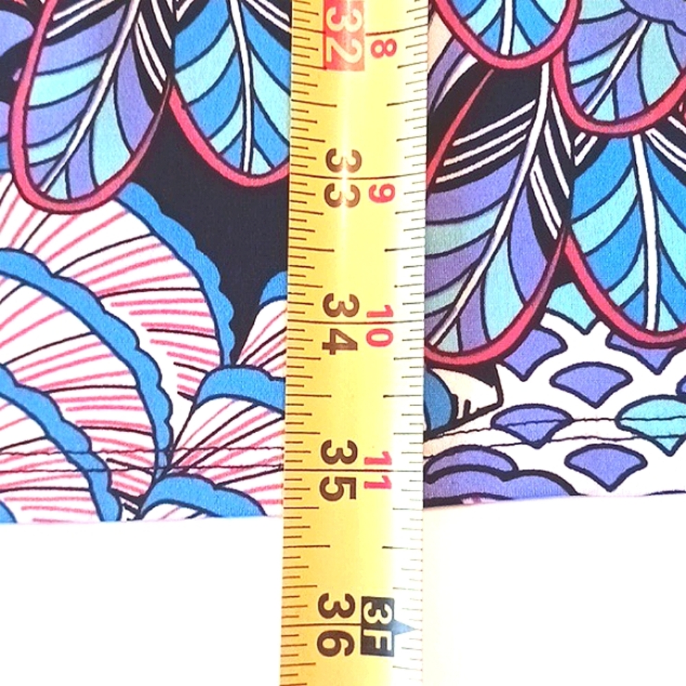 MSK Multi-Colored 3 Ring Mid-Sleeve Super Cute Dress Size XL - Picture 9 of 10